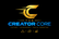 The Creator Core Logo - Blue Lettering